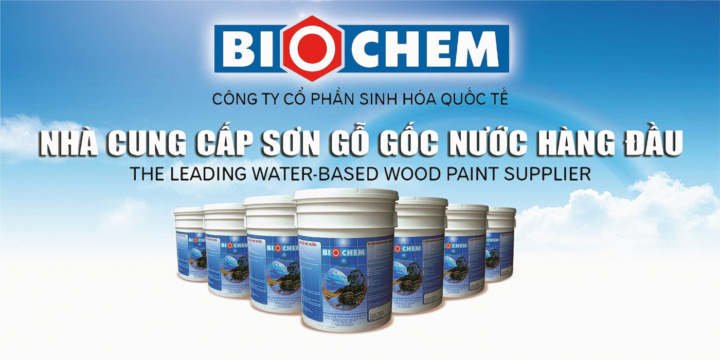sơn gỗ hệ nước nhà cung cấp biochem