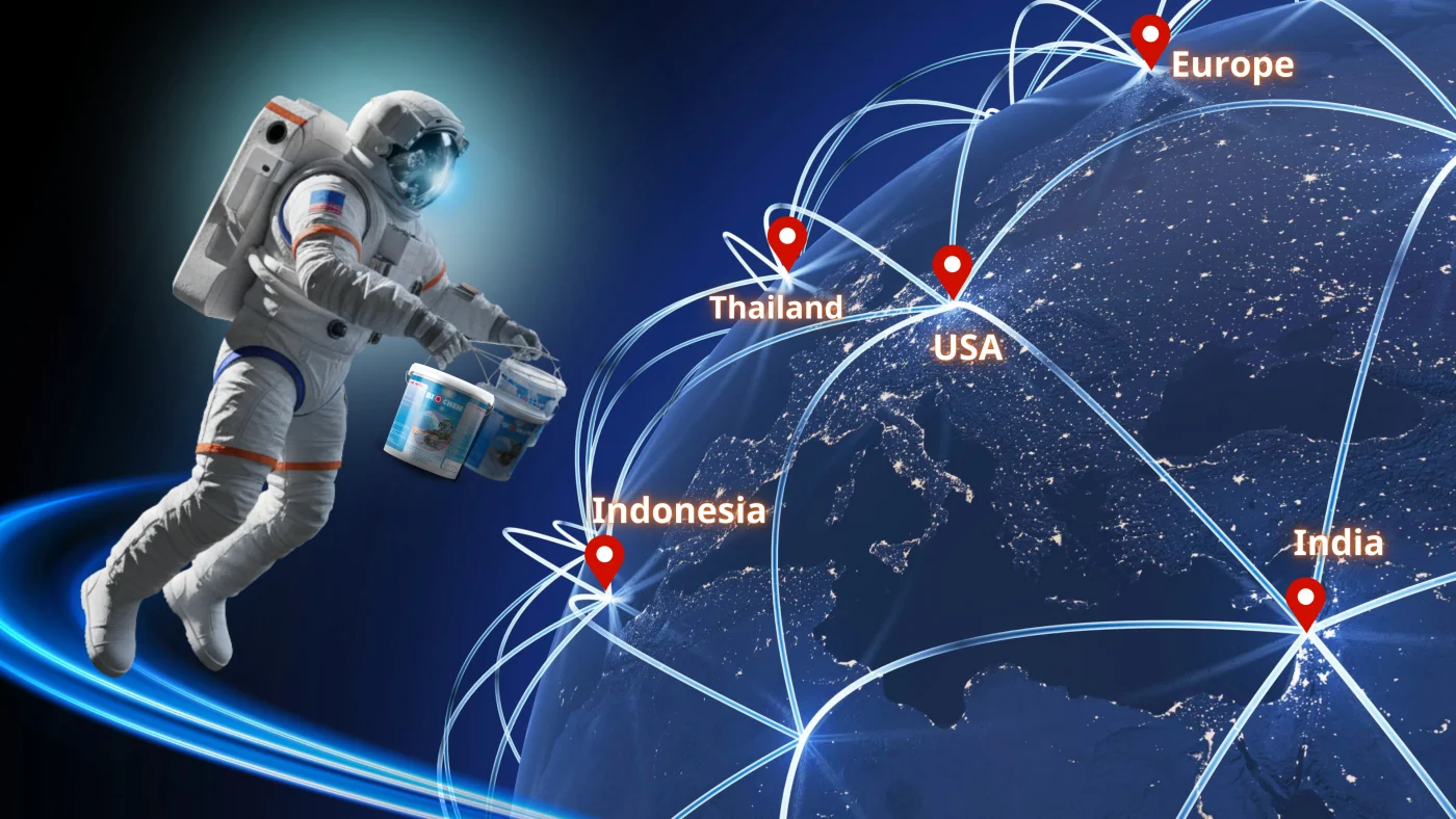 sơn gỗ xuất khẩu từ nhà máy đến đạt tiêu chuẩn xuất khẩu.