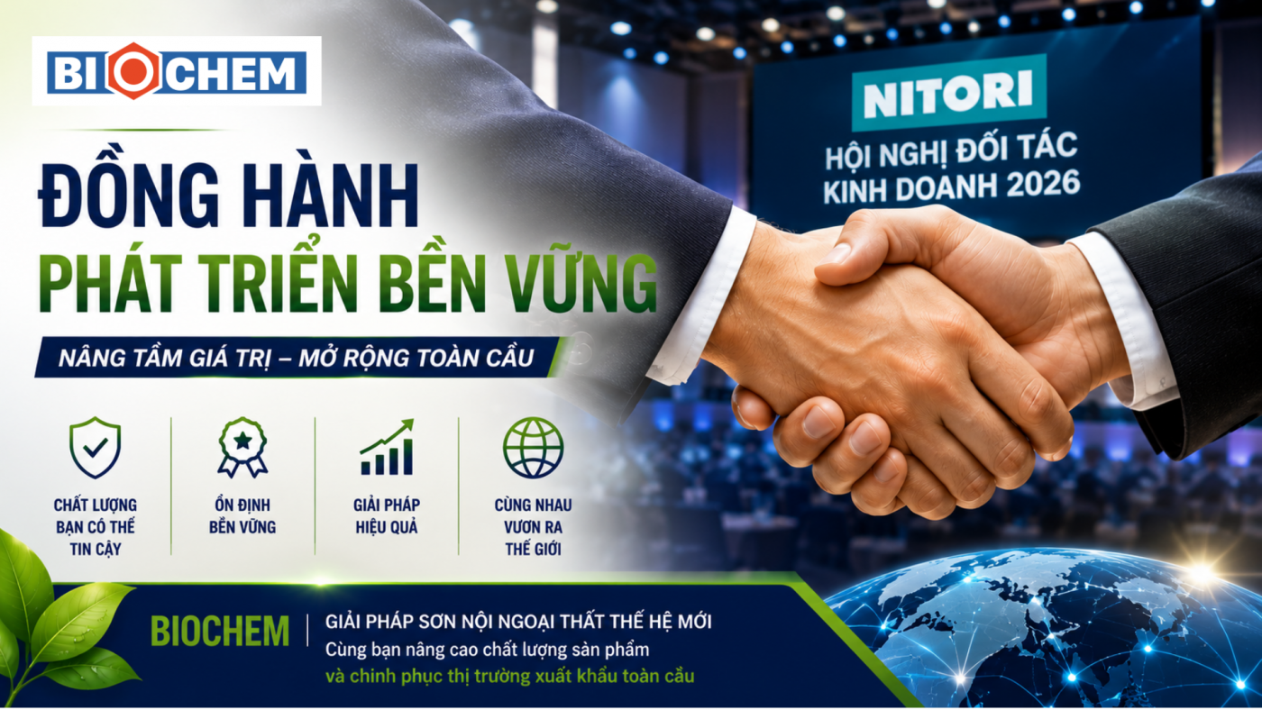 Biochem x Nitori- Đối tác chiến lược cho ngành nội ngoại thất 2026